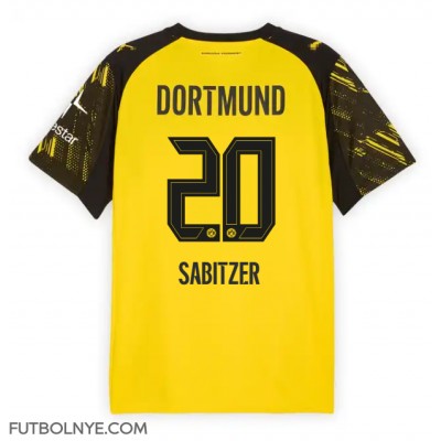 Camiseta Borussia Dortmund Marcel Sabitzer #20 Primera Equipación 2025-26 manga corta Camiseta Borussia Dortmund Marcel Sabitzer #20 Primera Equipación 2025-26 manga corta